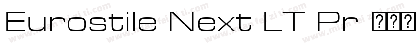 Eurostile Next LT Pr字体转换